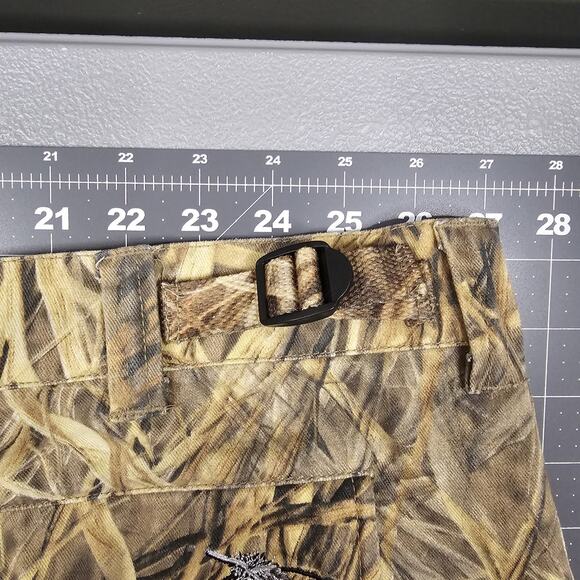 Macks Prairie Wings Shorts 38x10 Camo Cargo Killer Weed Baggy Loose Adjustable - Picture 10 of 15